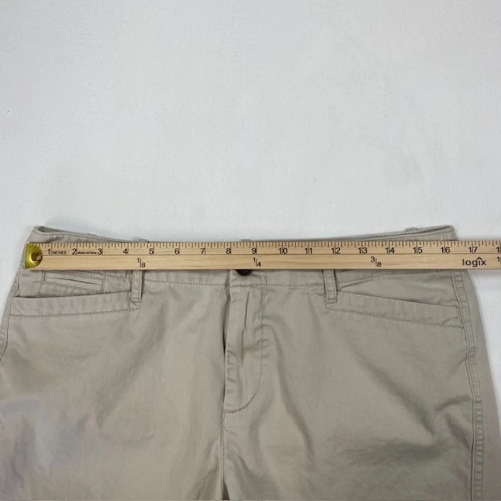 Lauren Jeans Co Ralph Lauren Womens 10P Khaki Chino Shorts‎ Tan Cotton Petite